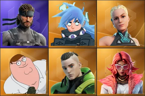 Solid Snake, Nezumi, Paradigm (Reality-659), Peter Griffin, Twyn, Valeria