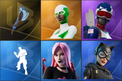 Leviathan Axe, Backlash, Mogul Master (USA), Laugh It Up, Haze, Catwoman Zero
