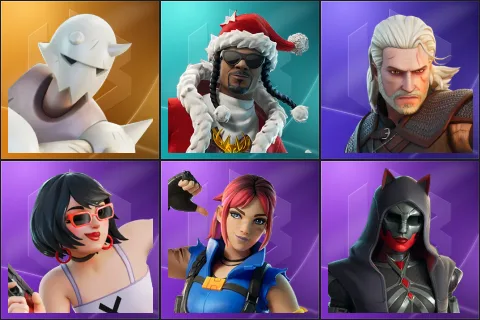 Snap, Santa Dogg, Geralt of Rivia, Evie, Explorer Emilie, Felina