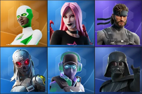 Backlash, Haze, Solid Snake, Zadie, Breakpoint, Darth Vader