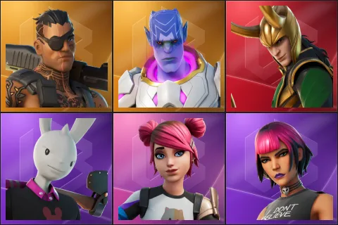 Joey, Kymera, Loki Laufeyson, Guggimon, Summer Skye, Sunny