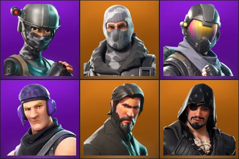 Elite Agent, Havoc, Rogue Agent, Sub Commander, The Reaper, Blackheart