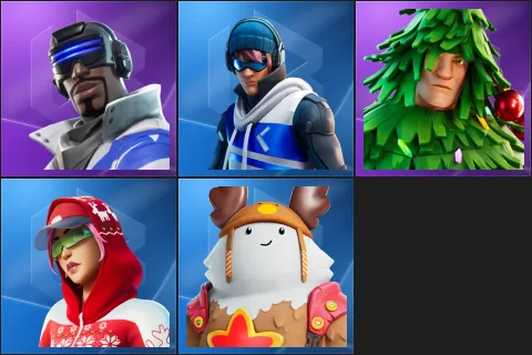 Blue Striker, Point Patroller, Lt. Evergreen, Arctic Adeline, Sled Ready Guff