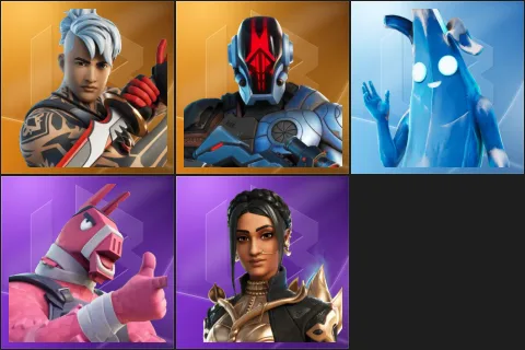 Ronin, The Foundation, Polar Peely, Lt. John Llama, Shanta