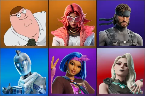 Peter Griffin, Valeria, Solid Snake, Glacial Dummy, Carina, Carletta