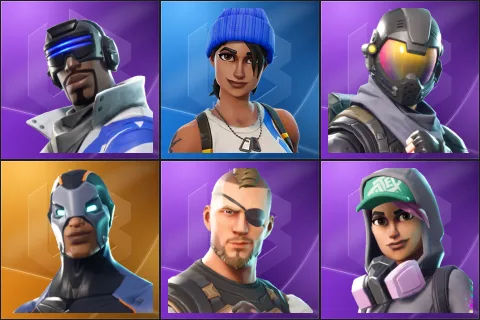 Blue Striker, Blue Team Leader, Rogue Agent, Carbide, Battlehawk, Teknique