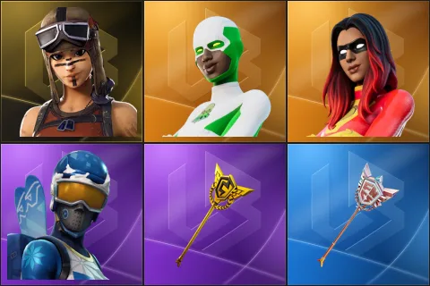Renegade Raider, Backlash, Joltara, Mogul Master, The Axe of Champions, The Axe of Champions 2.0