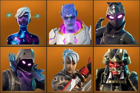 Galaxy Scout, Kymera, Ravage, Raven, Ronin, Shogun