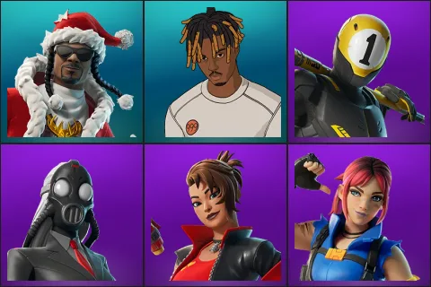 Santa Dogg, Slayer Juice WRLD, 1-Ball, Chaos Director, Dynamo TNTina, Explorer Emilie