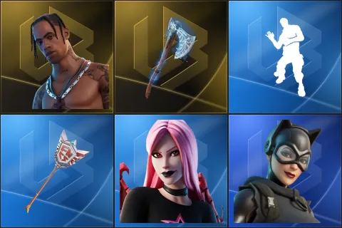 Travis Scott, Leviathan Axe, Laugh It Up, The Axe of Champions 2.0, Haze, Catwoman Zero