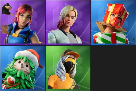 Explorer Emilie, Jackie, Holiday Boxy, Winterfest Bushranger, Runway Racer