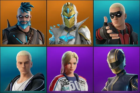 Omegarok, Spectra Knight, Rap Boy, Slim Shady, Dueling Dragons Jackie, Hairpin