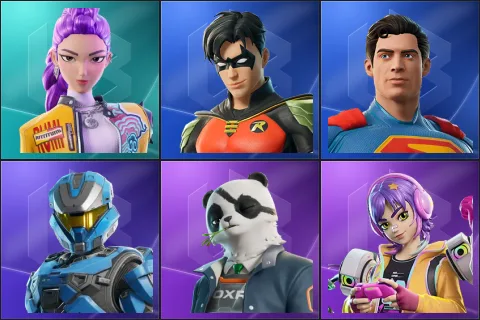 Rumi (HUNTR/X), Robin, Superman, UNSC Spartan, Agent Patch, Battle Gamer Mae