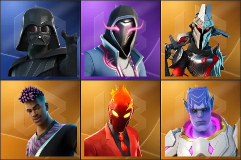 Darth Vader, Xander, Eternal Knight, Fade, Inferno, Kymera