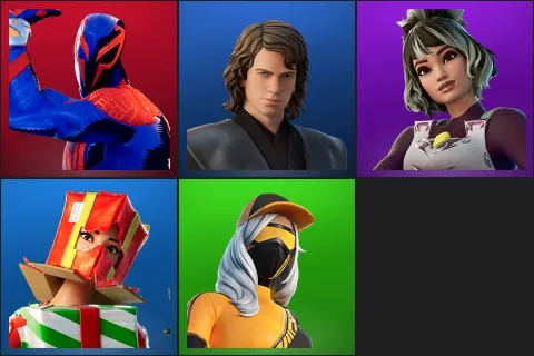 Spider-Man 2099, Anakin Skywalker, Jamila, Holiday Boxy, Runway Racer