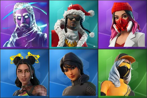 Galaxy, Santa Dogg, Yulejacket, Celeste, Salty Striker, Runway Racer