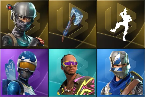 Elite Agent, Leviathan Axe, Take The L, Mogul Master, Lewis Hamilton, Blue Squire