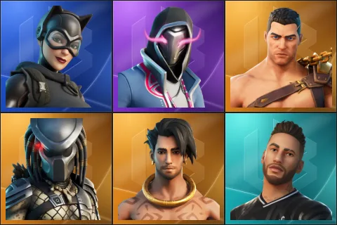 Catwoman Zero, Xander, Menace, Predator, Raz, Neymar Jr