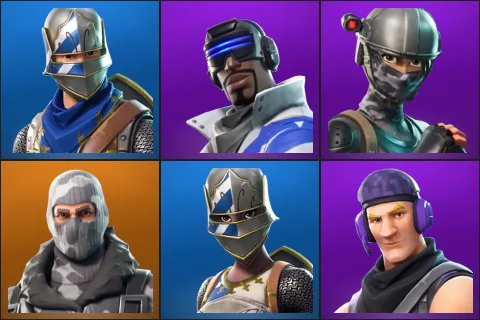 Blue Squire, Blue Striker, Elite Agent, Havoc, Royale Knight, Sub Commander