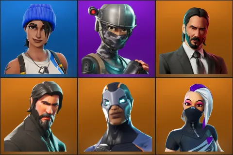 Blue Team Leader, Elite Agent, John Wick, The Reaper, Carbide, Catalyst