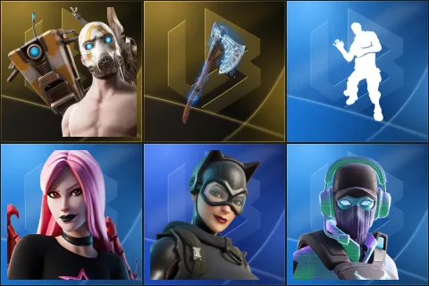 Psycho Bandit, Leviathan Axe, Laugh It Up, Haze, Catwoman Zero, Breakpoint