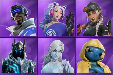 Blue Striker, Dasha, Elite Jules, Exalted Ice King, Lady Windfrost, Squibbly