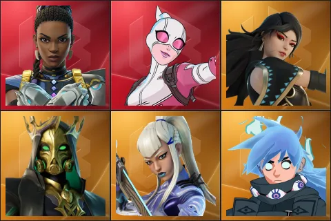 Shuri, Gwenpool, Era, Hades, Mizuki, Nezumi
