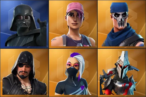 Darth Vader, Rose Team Leader, Warpaint, Blackheart, Catalyst, Eternal Knight