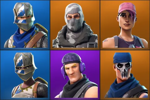 Blue Squire, Havoc, Rose Team Leader, Royale Knight, Sub Commander, Warpaint