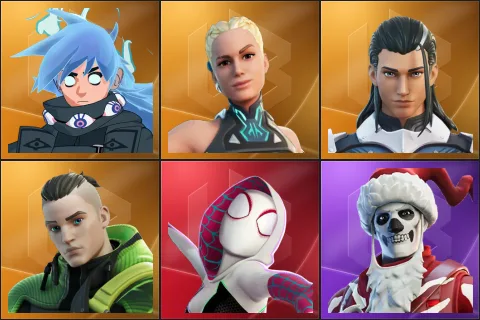 Nezumi, Paradigm (Reality-659), The Ageless, Twyn, Spider-Gwen, Yule Trooper