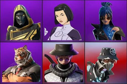 Blitz Knight, Dupli-Kate, Hope, Oscar, Silas Hesk, Skull Scout