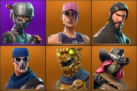 Elite Agent, Rose Team Leader, The Reaper, Warpaint, Battle Hound, Calamity