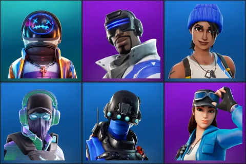 Astro Jack, Blue Striker, Blue Team Leader, Breakpoint, Carbon Commando, Cloud Striker
