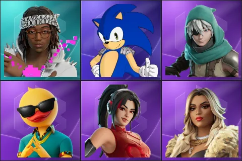 Tour Ready Lil Tecca, Sonic the Hedgehog, Bastian, Cluster, Dragonheart Demi, Dylan