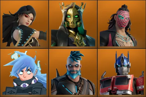 Era, Hades, Kado Thorne, Nezumi, Omegarok, Optimus Prime