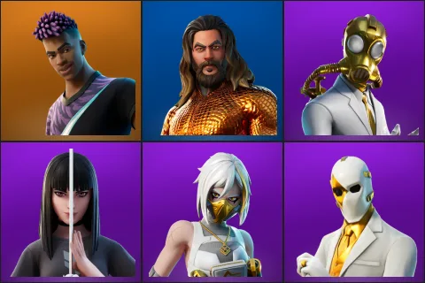 Fade, Aquaman, Chaos Double Agent, Charlotte, Double Agent Hush, Double Agent Wildcard