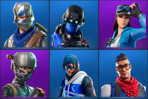 Blue Squire, Carbon Commando, Cloud Striker, Elite Agent, Point Patroller, Prodigy