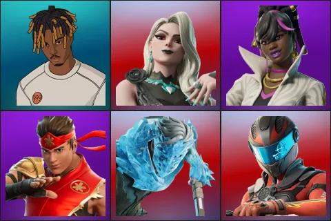 Slayer Juice WRLD, Carletta, Danica, FIRE Master Kai, Gale, Maxx Speed
