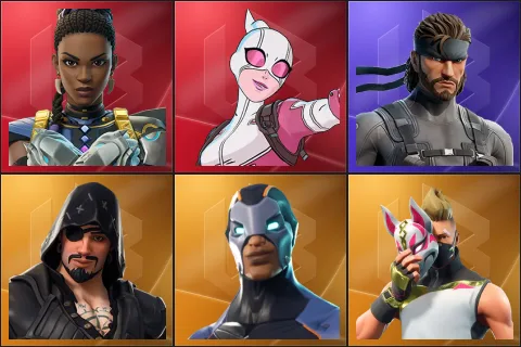 Shuri, Gwenpool, Solid Snake, Blackheart, Carbide, Drift