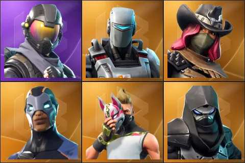 Rogue Agent, A.I.M., Calamity, Carbide, Drift, Enforcer