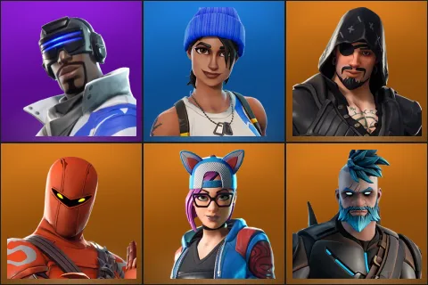 Blue Striker, Blue Team Leader, Blackheart, Hybrid, Lynx, Omegarok