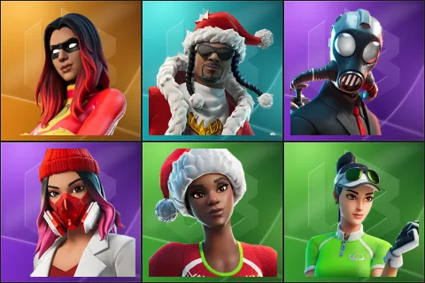 Joltara, Santa Dogg, Chaos Agent, Yulejacket, Holly Jammer, Par Patroller