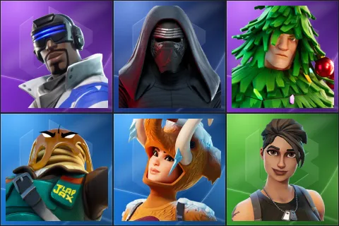 Blue Striker, Kylo Ren, Lt. Evergreen, Major Mancake, Wooly Warrior, Commando