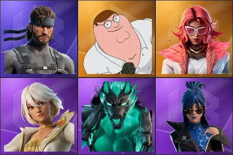 Solid Snake, Peter Griffin, Valeria, Aphrodite, Cerberus, Hope