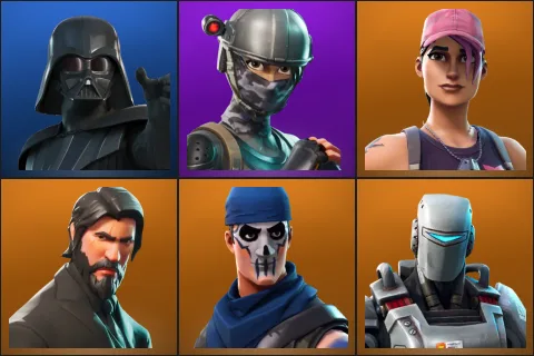 Darth Vader, Elite Agent, Rose Team Leader, The Reaper, Warpaint, A.I.M.
