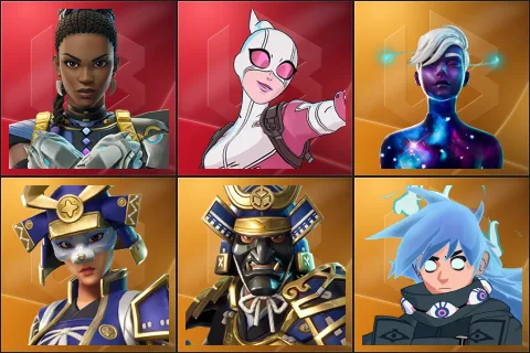 Shuri, Gwenpool, Galaxy Scout, Hime, Musha, Nezumi