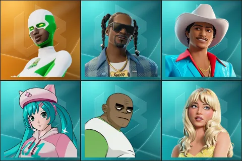 Backlash, Snoop Dogg, Die With A Smile Bruno, Neko Hatsune Miku, Russel, Sabrina Carpenter