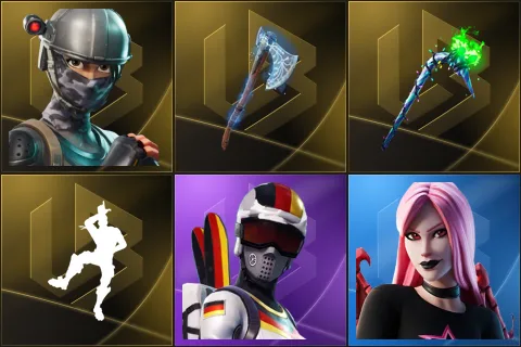 Elite Agent, Leviathan Axe, Merry Mint Axe, Take The L, Mogul Master (GER), Haze