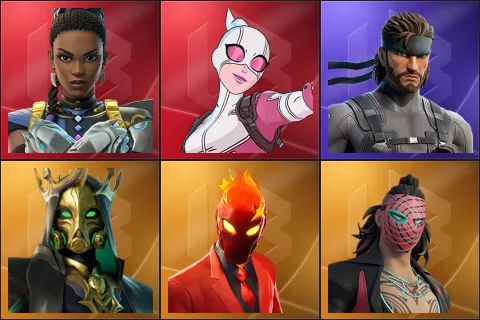 Shuri, Gwenpool, Solid Snake, Hades, Inferno, Kado Thorne