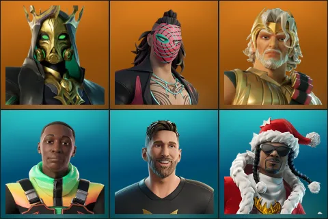 Hades, Kado Thorne, Zeus, Khaby Lame, Lionel Messi, Santa Dogg